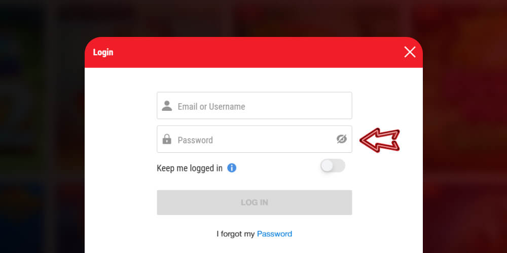 enter your password